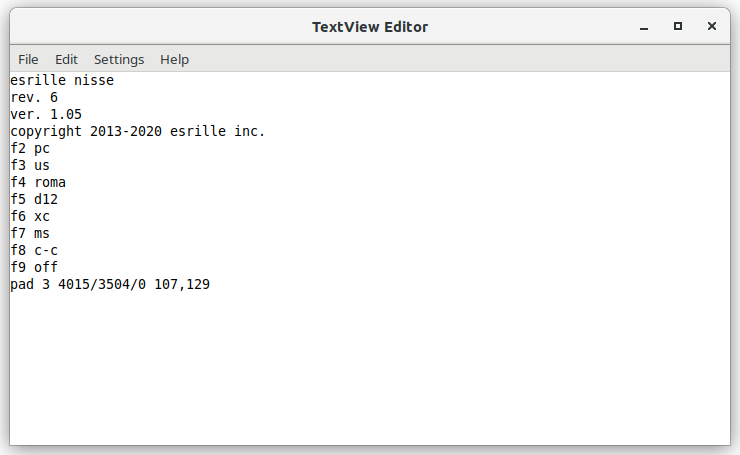 FN-F1 output (example)