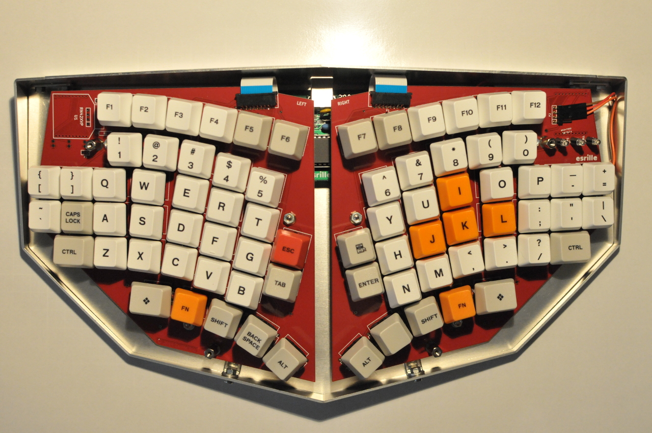 Joint the left hand and right hand boards