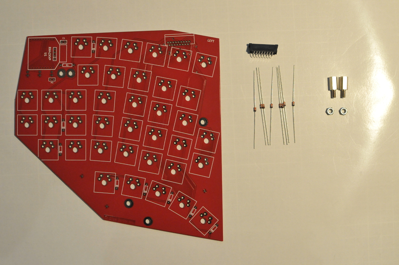 The left hand side board components